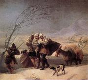 Francisco Goya Winter oil